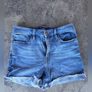 Calvin Klein Repreve Women's High Rise Blue Denim Shorts Size 4/27